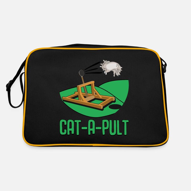 Funny Cat Retro Bag