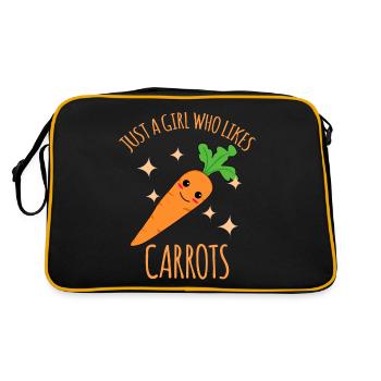 Carrot Girl Carrots - Retro Bag - black/gold - Back