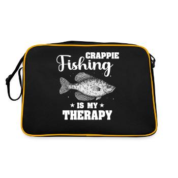 Crappie Fish - Retro Bag - black/gold - Back