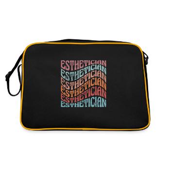 Esthéticien - Sac Retro - noir/or - Dos