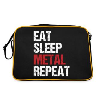 Lifestyle Metal Music Daily Routine Gift - Retro Bag - black/gold - Back