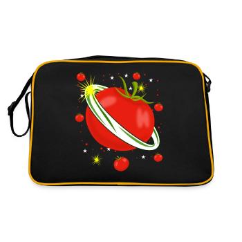 Tomatoes in Space Tomato - Retro Bag - black/gold - Back