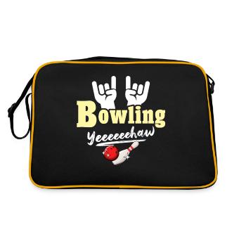 Bowling Bowling Ball Bowler - Retro Bag - black/gold - Back