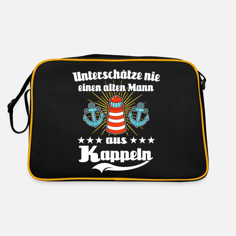 Kappelner Männer Kappeln Retro Tasche