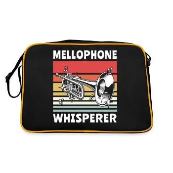 Musicien mellophone - Sac Retro - noir/or - Dos