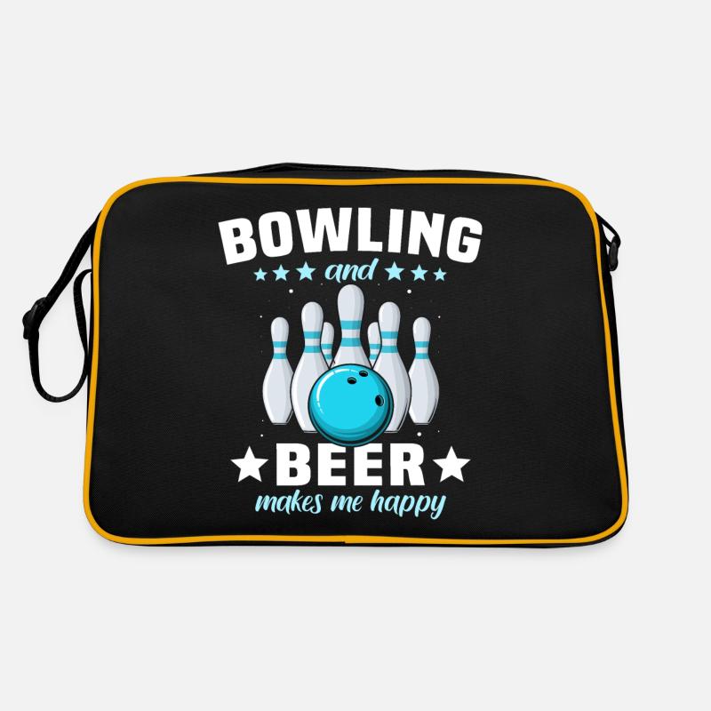 Bowling Bowler Retro Tasche