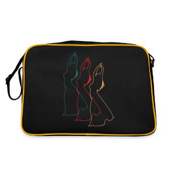 La grâce dans la triade - Danse de l’élégance - Sac Retro - noir/or - Dos