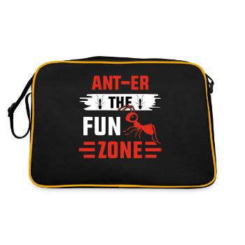 Dans la zone de divertissement - Sac Retro - noir/or - Dos