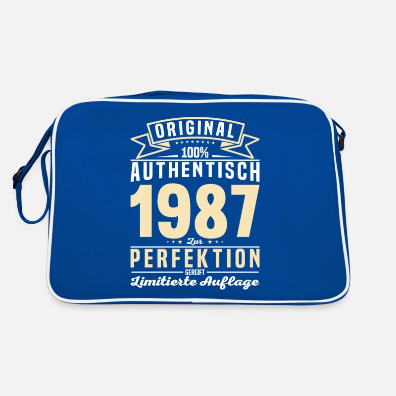 Vintage Geburtstagsgeschenk '87 Retro Tasche