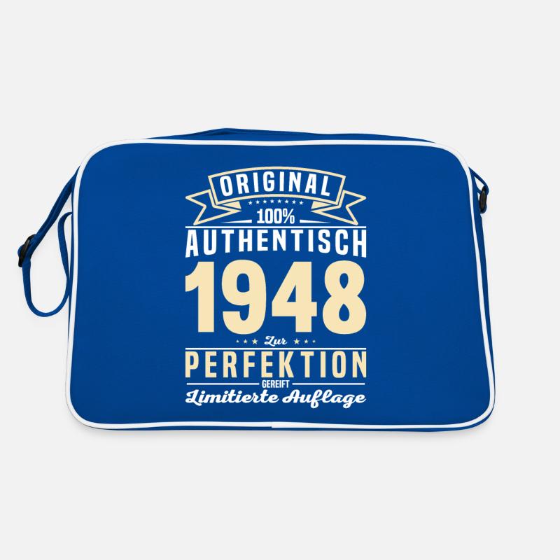 Authentisches 1948 Geschenk Retro Tasche