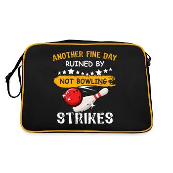 Quilles de quilles - Sac Retro - noir/or - Dos