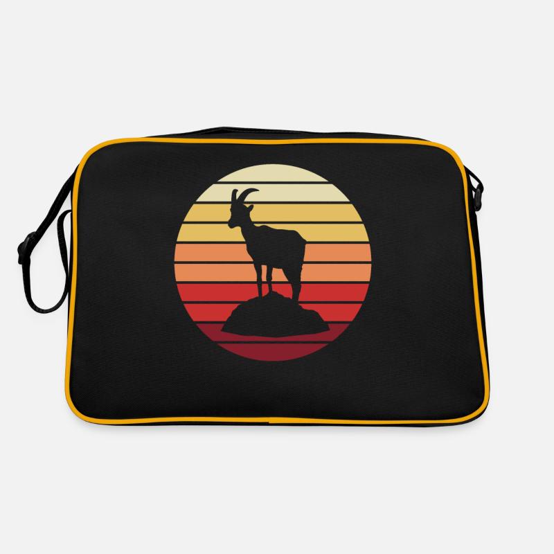 Die Bergziege Retro Tasche