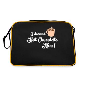 Chocolat chaud Cacao - Sac Retro - noir/or - Dos
