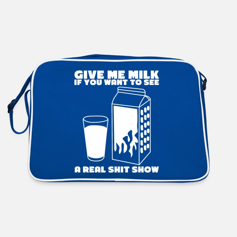 Lactose intolerant Milk Retro Bag