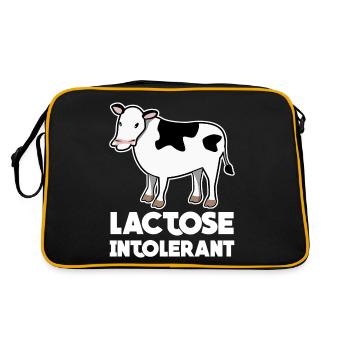Vache intolérante au lactose - Sac Retro - noir/or - Dos