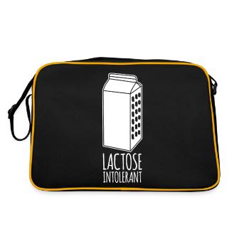 Lait intolérant au lactose - Sac Retro - noir/or - Dos