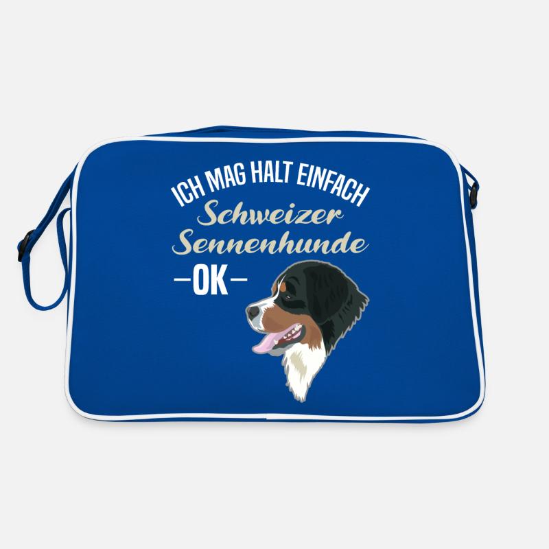 Schweizer Sennenhund Direkte Liebe Geschenk Retro Tasche