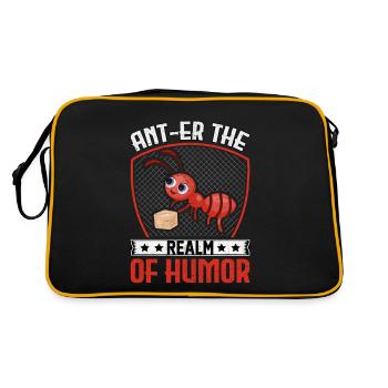 Ant-er le royaume de l'humour - Sac Retro - noir/or - Dos