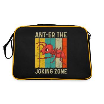 Ant-er the Joking Zone - Retro Bag - black/gold - Back
