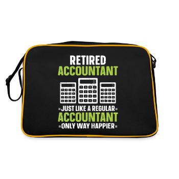 Comptable des régimes de retraite CPA Comptable comptable - Sac Retro - noir/or - Dos