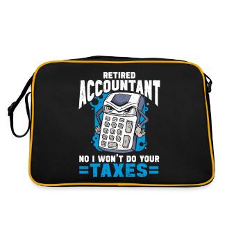 Comptable des régimes de retraite CPA Comptable comptable - Sac Retro - noir/or - Dos