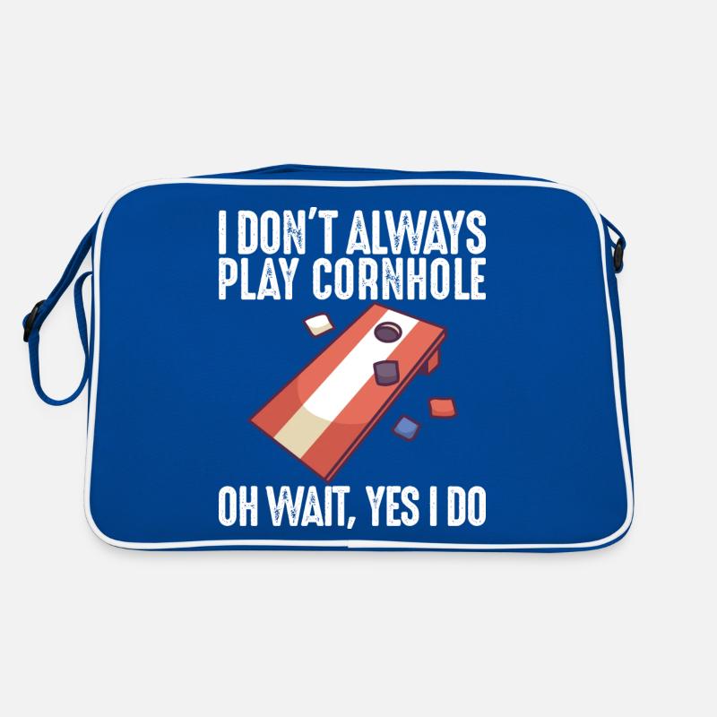 Jeu de Cornhole Tenue de trou de maïs avec Cornhole Sac Retro