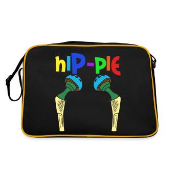 Hip Surgery Hip Implant - Retro Bag - black/gold - Back