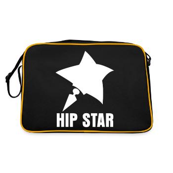 New Hip Implant Hip Surgery - Retro Bag - black/gold - Back