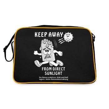 SUNSCREEN ICE CREAM - Retro Bag - black/gold - Back
