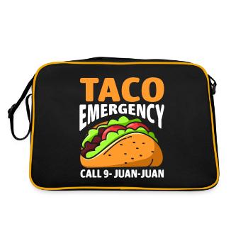 Taco Emergency Call 9 Juan Juan - Retro Bag - black/gold - Back