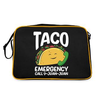 Taco Emergency Call 9 Juan Juan - Retro Bag - black/gold - Back