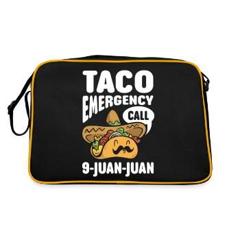 Taco Emergency Call 9 Juan Juan - Retro Bag - black/gold - Back