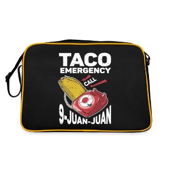 Taco Emergency Call 9 Juan Juan - Retro Bag - black/gold - Back