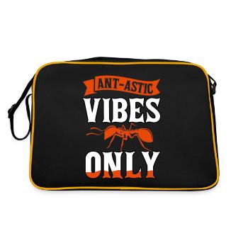 Ant-astic vibes only - Retro Bag - black/gold - Back
