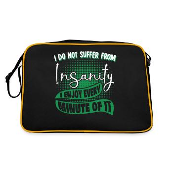 Insane Joke Insanity Madness - Sac Retro - noir/or - Dos