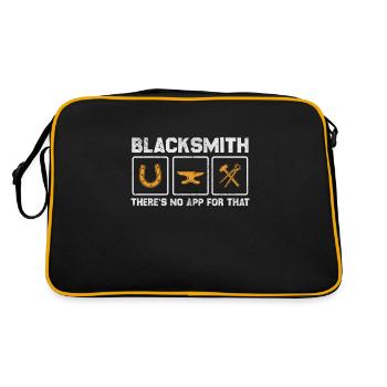 Blacksmith - Retro Bag - black/gold - Back