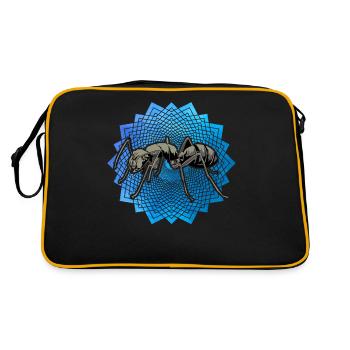 fourmi - Sac Retro - noir/or - Dos