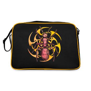 Fourmi - Sac Retro - noir/or - Dos