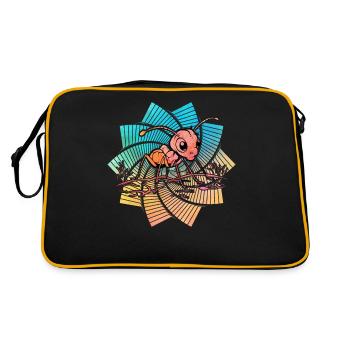 Fourmi rétro - Sac Retro - noir/or - Dos