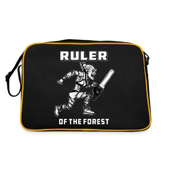 TRONÇONNEUSE BIGFOOD SOUVERAIN DE LA FORÊT - Sac Retro - noir/or - Dos