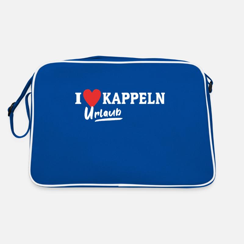 I Love Kappeln Ich Liebe Kappeln Retro Tasche
