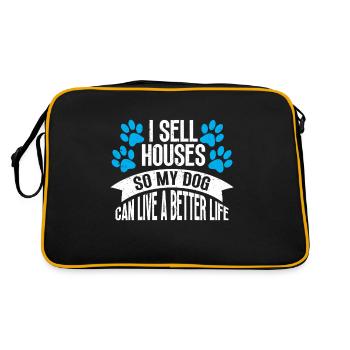 Agents immobiliers Agents immobiliers - Sac Retro - noir/or - Dos