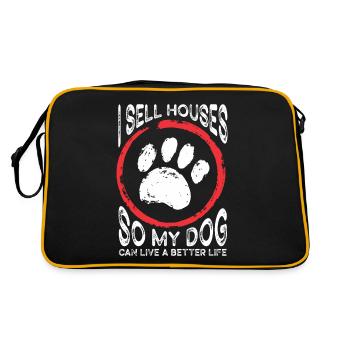 Agents immobiliers Agents immobiliers - Sac Retro - noir/or - Dos