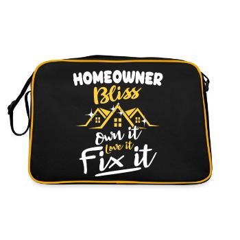 Home Owners Home Purchase - Retro Bag - black/gold - Back