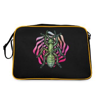 fourmi - Sac Retro - noir/or - Dos