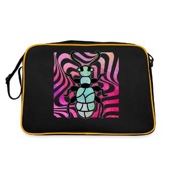 fourmi - Sac Retro - noir/or - Dos