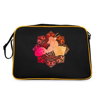 Fourmi rétro - Sac Retro - noir/or - Dos