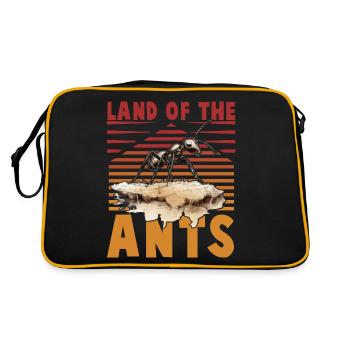 Terre des fourmis - Sac Retro - noir/or - Dos