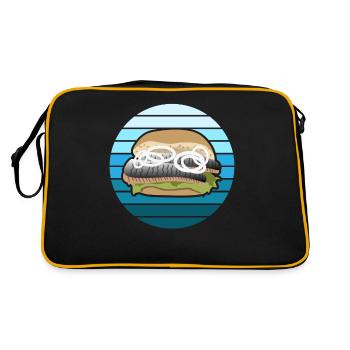 Fanatiques de rouleaux de poisson - Le cadeau ultime - Sac Retro - noir/or - Dos