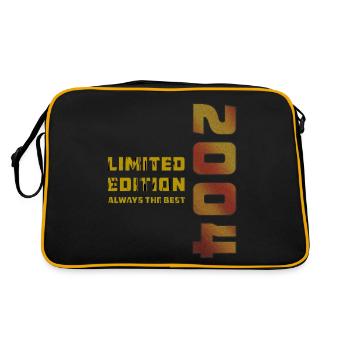 ANNÉE 2004 - Sac Retro - noir/or - Dos